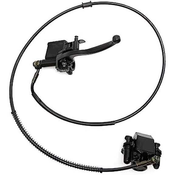 Left Hydraulic Brake Master Caliper Rear Hydraulic Disc Brake Assembly Replacement for 50cc 90cc 110ccc 125cc Chinese Taotao Roketa Sunl Go-Kart Dune Buggy Quad ATV Dirt Mini Bike$$Vehicle