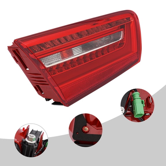 Left Inner LED Tail Light For 2010 2011-2016 AUDI A6 C7 Driver Side Trunk Lamp Trouble-free Installation Strong and Durable