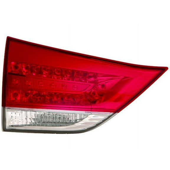 Left Inner Tail Light Assembly - Compatible with 2012 - 2014 Toyota Sienna 2013