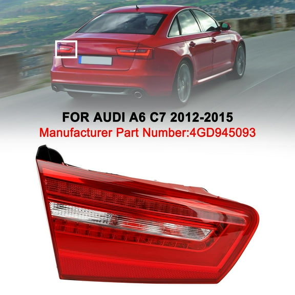 Left Inner Trunk LED Tail Light Lamp For AUDI A6 C7 2012-2015