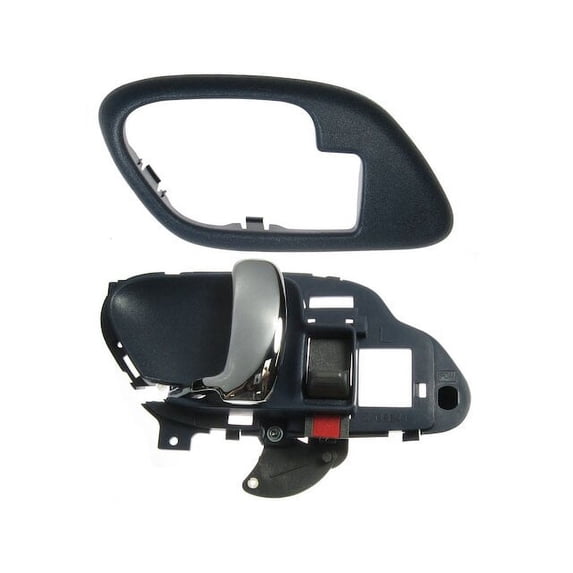 Left Interior Door Handle with Bezel - Compatible with 1995 - 1999 Chevy C1500 1996 1997 1998
