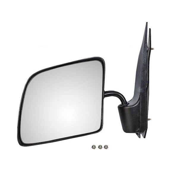 Left Mirror - Compatible with 1992 - 2002 Ford E-150 Econoline Club Wagon Standard Passenger Van 2-Door 1993 1994 1995 1996 1997 1998 1999 2000 2001