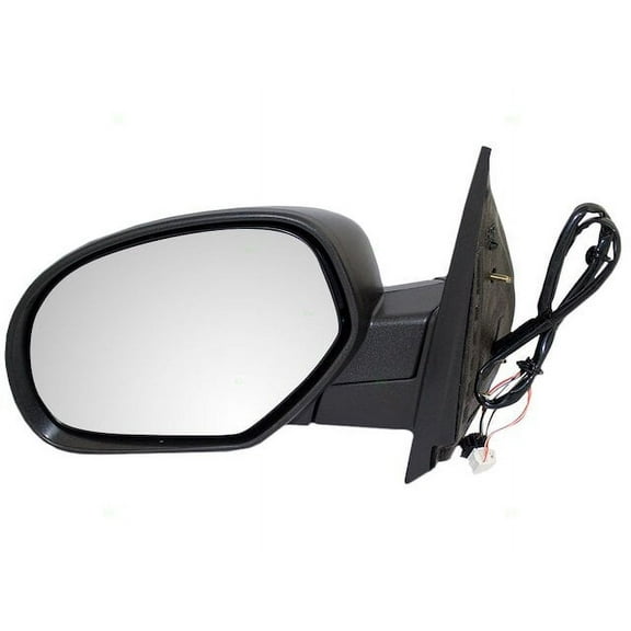 Left Mirror - Compatible with 2007 - 2013 Chevy Avalanche Crew Cab Pickup 4-Door 5.3L V8 Naturally Aspirated OHV FLEX 2008 2009 2010 2011 2012