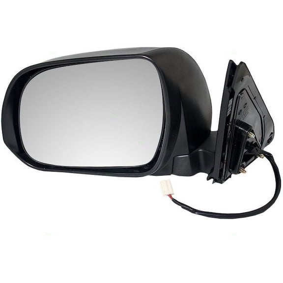 Left Mirror - Compatible with 2008 - 2013 Toyota Highlander Sport Utility 4-Door 2009 2010 2011 2012