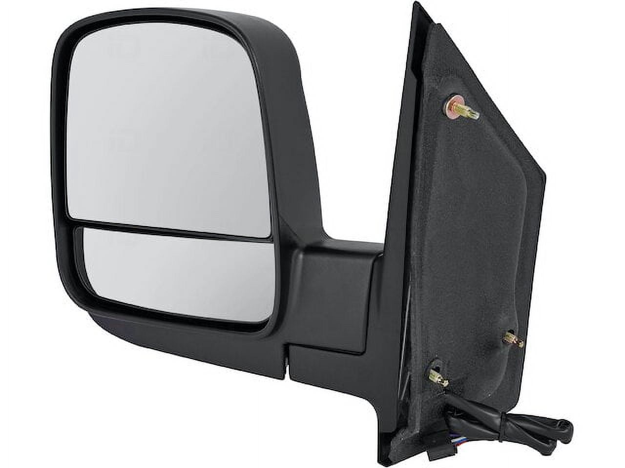 Kool Vue Pair Power Heated Manual Fold Mirrors For 2008-2014 Chevy Express 1500 Black - View #4