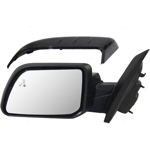 Left Mirror - Compatible with 2011 - 2014 Ford Edge Sport Utility 4-Door 2012 2013