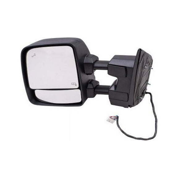 Left Mirror - Compatible with 2017 - 2019 Nissan Titan 5.6L V8 Naturally Aspirated DOHC GAS 2018