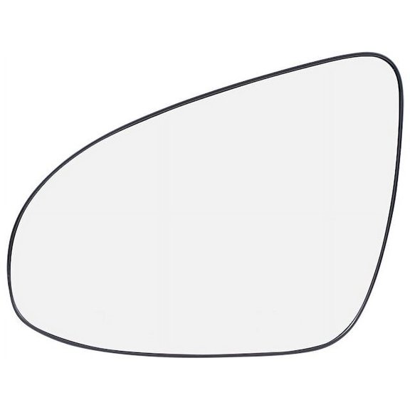 Left Mirror Glass - Compatible with 2012 - 2014 Toyota Camry Sedan 4-Door 2.5L 4-Cylinder Naturally Aspirated DOHC GAS 2013