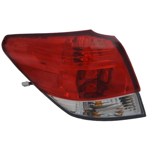 Left Outer Tail Light Assembly - Compatible with 2010 - 2014 Subaru Outback Wagon 2011 2012 2013