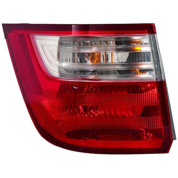 Left Outer Tail Light Assembly - Compatible with 2011 - 2013 Honda Odyssey 2012