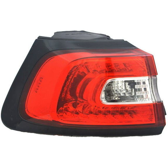 Left Outer Tail Light Assembly - Compatible with 2014 - 2018 Jeep Cherokee Sport Utility 2015 2016 2017
