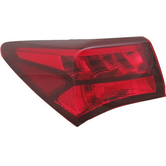 Left Outer Tail Light Assembly - Compatible with 2015 - 2017 Acura TLX Sedan 2016
