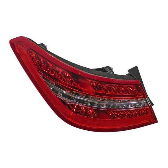 Left Outer Tail Light Assembly - Compatible with 2015 - 2017 Mercedes-Benz E400 Convertible 2016