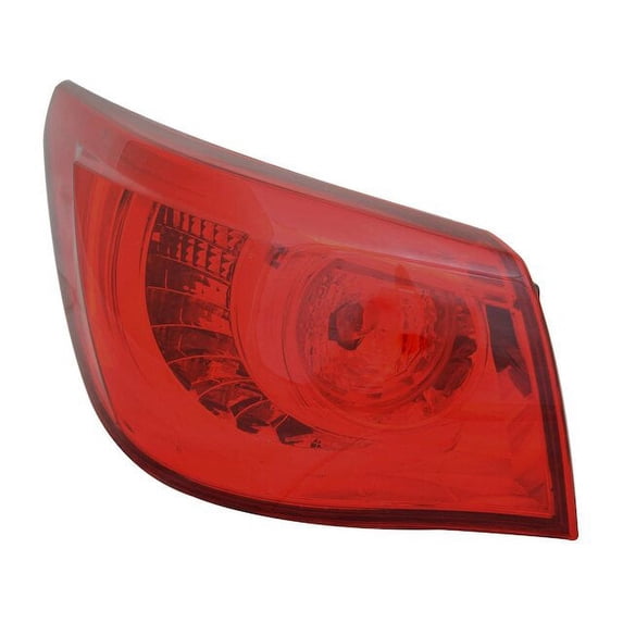 Left Outer Tail Light Assembly - Compatible with 2016 - 2017 INFINITI Q50 Sedan