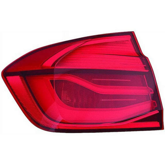Left Outer Tail Light Assembly - Compatible with 2016 BMW 328i Sedan