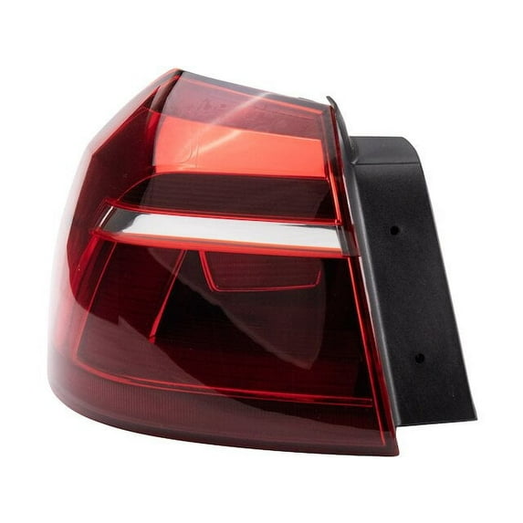 Left Outer Tail Light Assembly - Compatible with 2017 - 2019 Volkswagen Passat 2018
