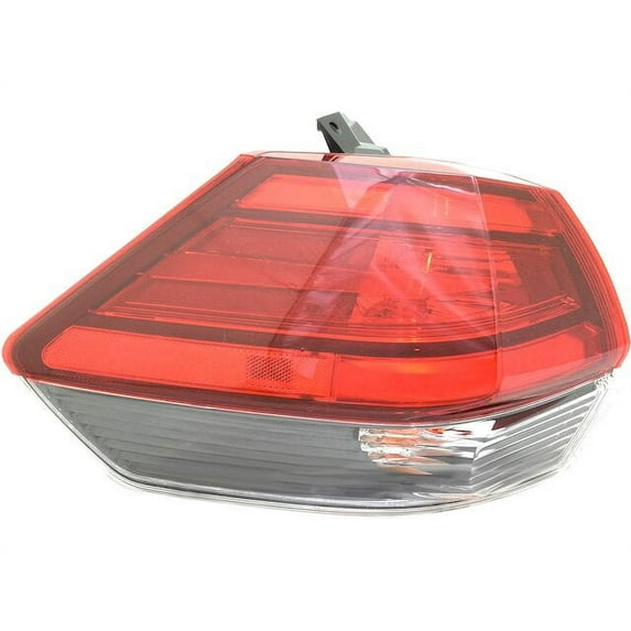 Left Outer Tail Light Assembly - Compatible with 2017 Nissan Rogue Sport Utility