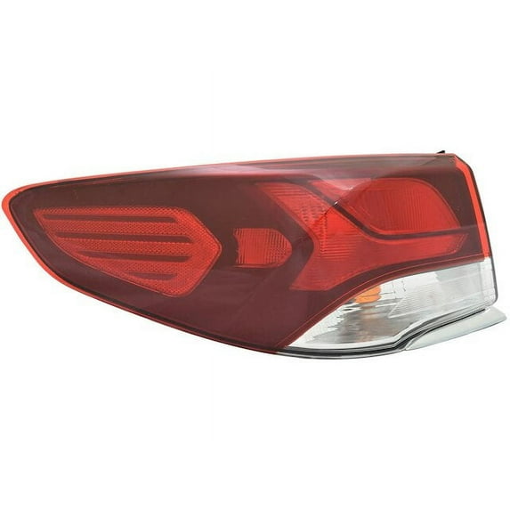 Left Outer Tail Light Assembly - Compatible with 2018 - 2019 Hyundai Sonata Sedan