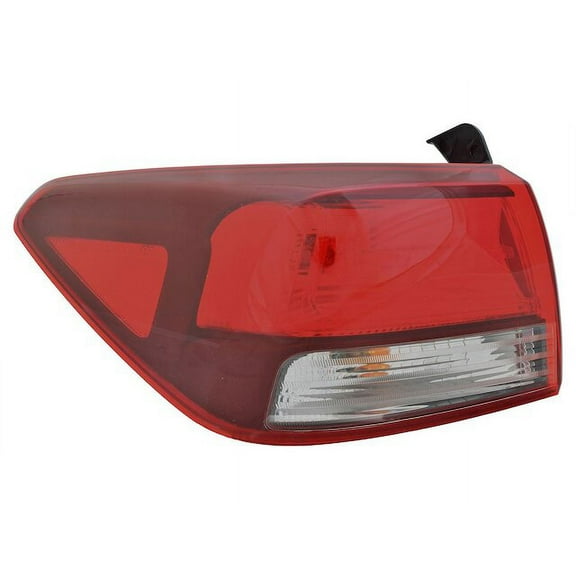Left Outer Tail Light Assembly - Compatible with 2018 - 2020 Kia Rio Sedan 2019