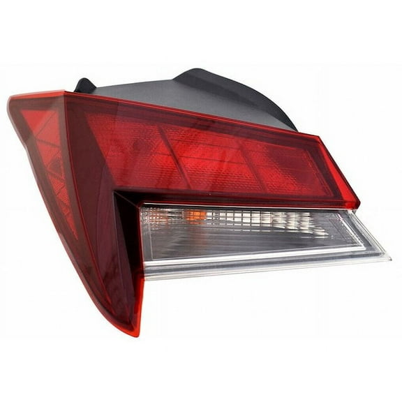 Left Outer Tail Light Assembly - Compatible with 2021 - 2023 Hyundai Elantra Sedan 2022