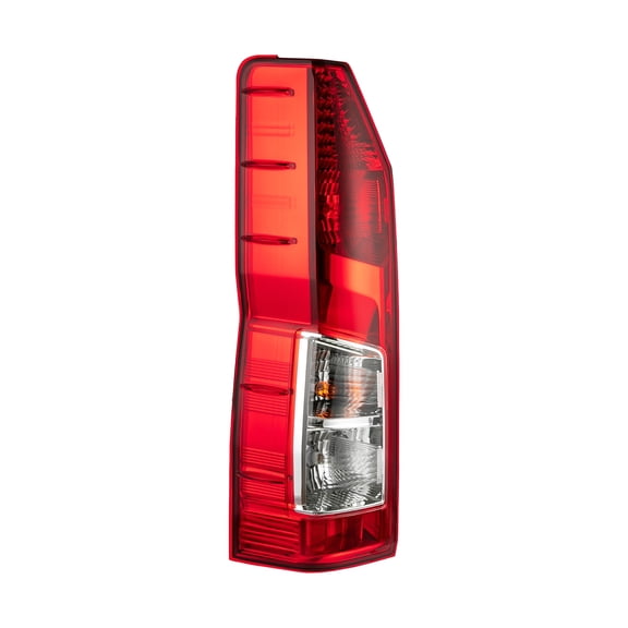Left Outer Taillight for 2019-2023 Toyota Hiace - Red & Clear Lens, Halogen Lights, ABS Housing, Direct Fit Replacement