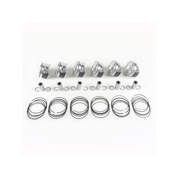 Left Piston Kit - Compatible with 2012 - 2015 Chevy Camaro 3.6L V6 LFX VIN 3 2013 2014