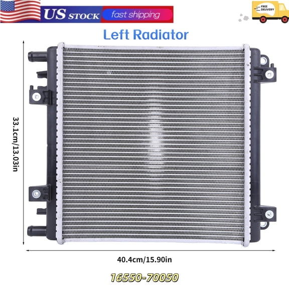 Left Radiator Compatible for Tundra 2022-2024 Replaces 1655070050