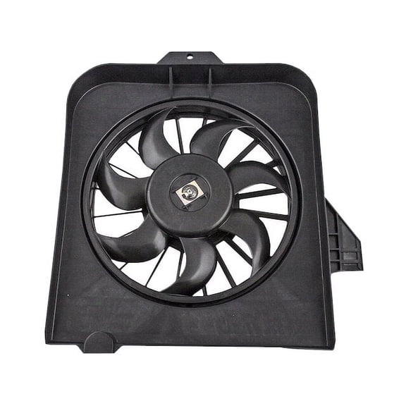 Left Radiator Fan Assembly - Compatible with 2001 - 2005 Dodge Caravan 2002 2003 2004