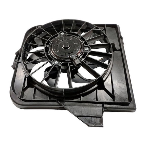 Left Radiator Fan Assembly - Compatible with 2001 - 2005 Dodge Grand Caravan 2002 2003 2004