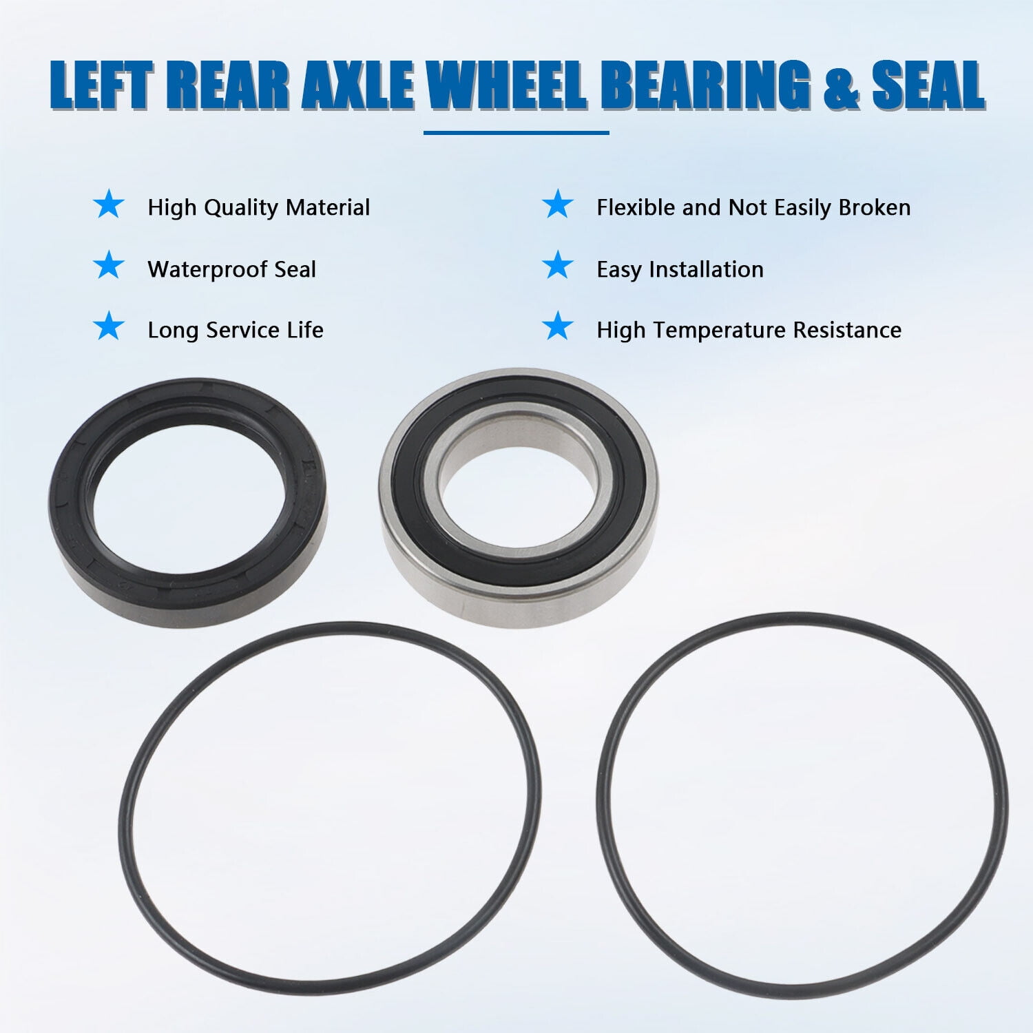 Honda TRX250 420 500 Rear Axle Carrier Bearing & Seal Kit Non IRS - Foto 2