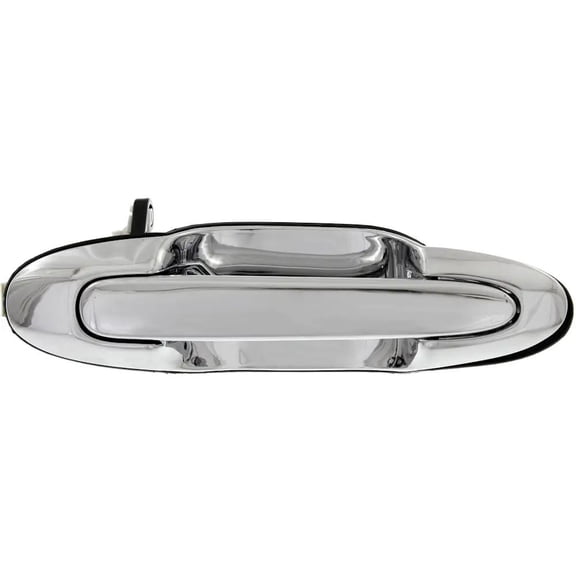 Left Rear Exterior Door Handle Compatible with 2000-2006 Mazda Mpv Chrome Without Key Hole LC6273410H-PFM DX ES LX Lx-sv Handle Assembly New OE Replacement Outside Outer