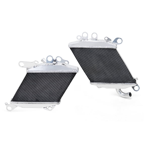 Left & Right Aluminum Engine Water Cooling Radiator for Ducati Diavel 2013-2018 25mm