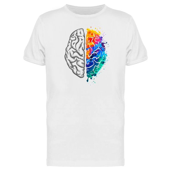 Left Right Cool Brain Tee Men's -Image by Shutterstock