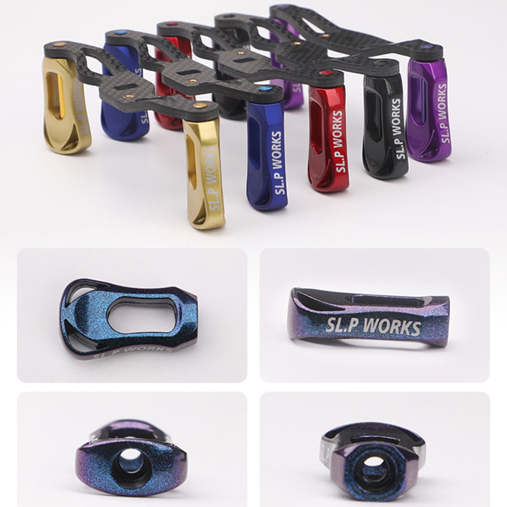 EKFan High Quality Carbon fiber Fishing Reel Handle + Kaleidoscope style alloy knob for 8*5MM