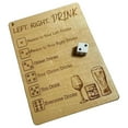 Left Right Drink Drinking Game Adult Drinking Game Left Right Center