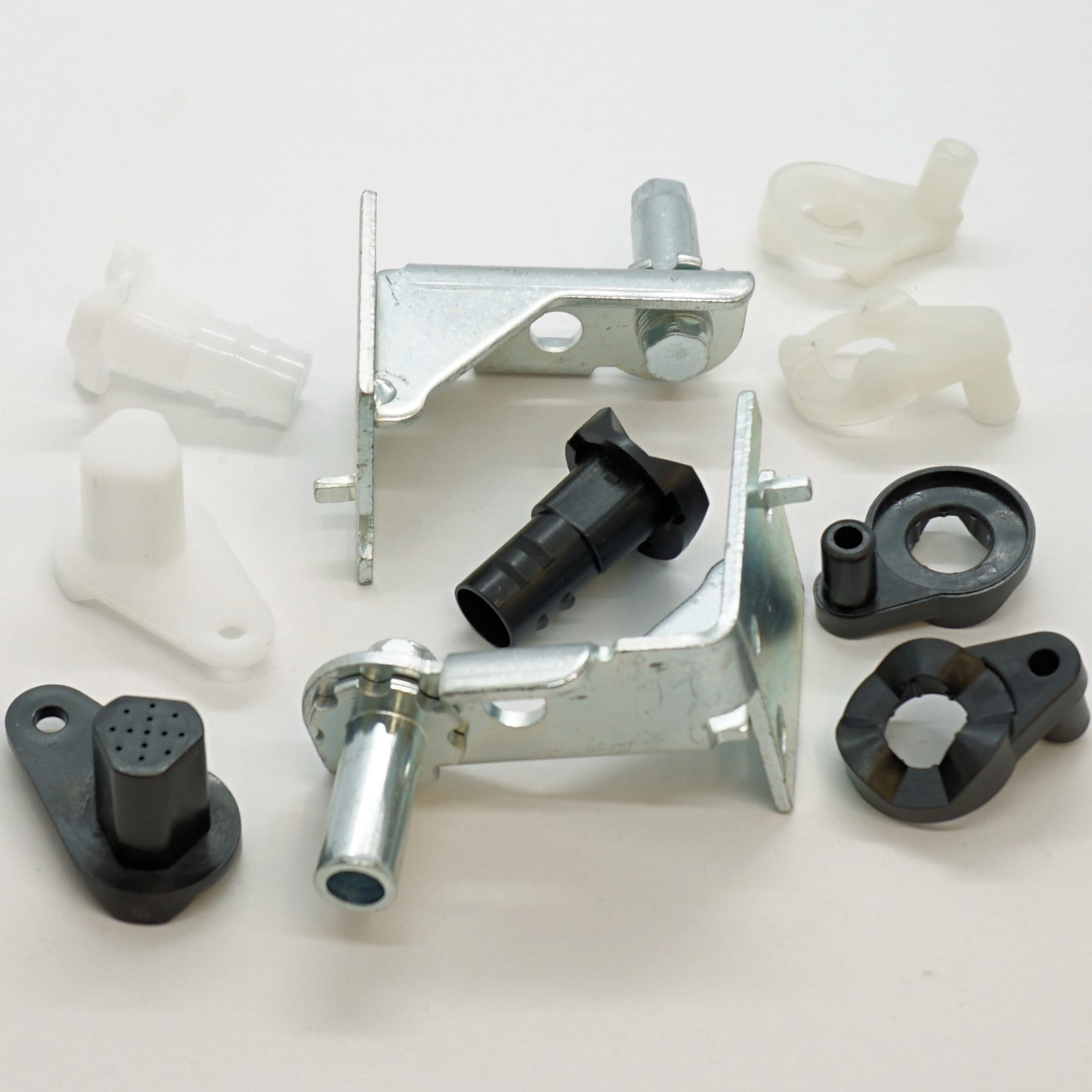 Refrigerator Door Hinge Kit 5303918455 – Left & Right Adjustable Hinges With Door Closers & Bearings For Frigidaire, Electrolux, Kenmore Fridge Models