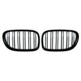 thumbnail image 1 of Left Right Glossy Black Dual Slats Kidney Grille Fit 2009-2015 BMW F01 F02 730 740 750 760 Sedan None Camera, 1 of 8