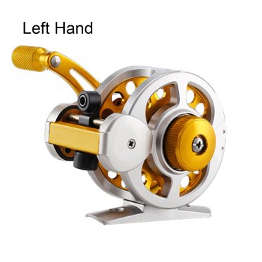 030 Ultra Light Fly Fishing Reel – 52mm Dia, 3/4 Weight – Left/Right Hand – Gold/Silver