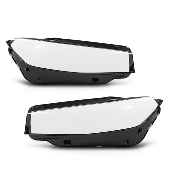Left & Right Headlight Lens Shell Cover Fit For 2023 2024 BMW 3 Series G20 G21