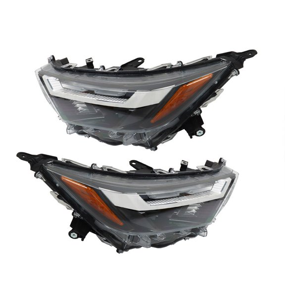 Left+Right Headlights Headlamps Halogen w/LED DRL For Toyota RAV4 XLE 2022 2023