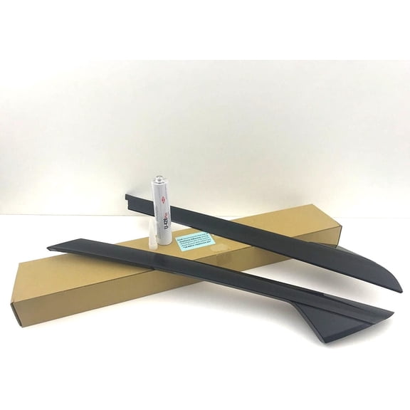 Left & Right One Pair Front Windshield-Outer Pillar Trim Molding Compatible with Ford Explorer 2010-2019 Models