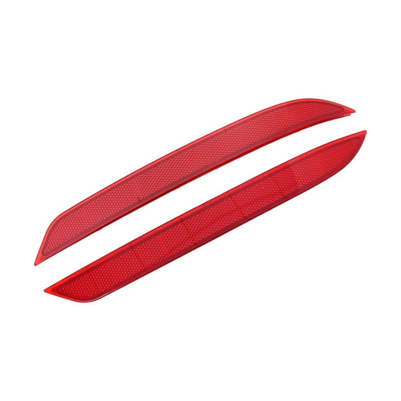 Left Right Pair Driver & Passenger Side Red Reflector for Honda Accord 2016-2017 Rear Bumper Reflector 33505T2AA11 33555T2AA11 HO1184111 HO1185111