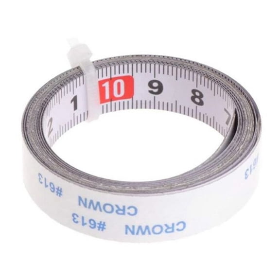 Left & Right Readings, Center Mark 2-in-1 Reversible Measuring Tape, 5M