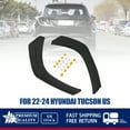 thumbnail image 1 of Left & Right Rear Fender Molding Wheel Flare Garnish For 22-24 Hyundai Tucson, 1 of 1