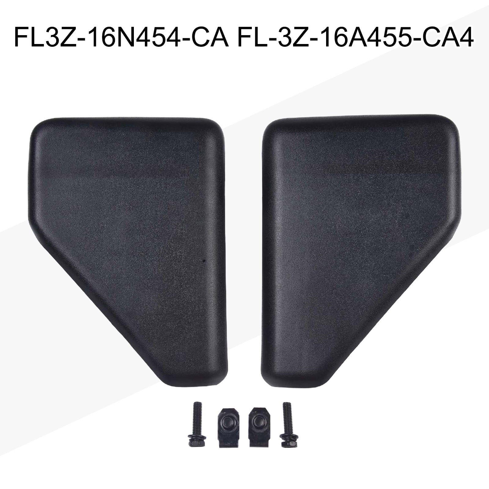 Left & Right Rear Running Board End Cap for Ford F150 F250 Super Duty
