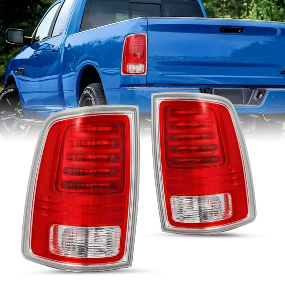 Left & Right Replacement For 2013-2018 Dodge RAM 1500 2500 3500 LED Tail Lights