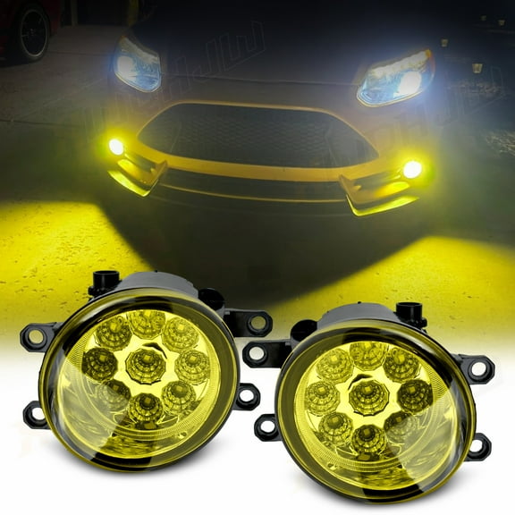 Left&Right Side Bumper LED Fog Light Lamp For Infiniti 14-2018 Q50 Q60 QX50 QX60