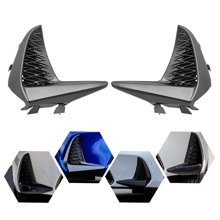 1 Pair Fog Light Cover Lower Bumper Grilles for Lexus IS300