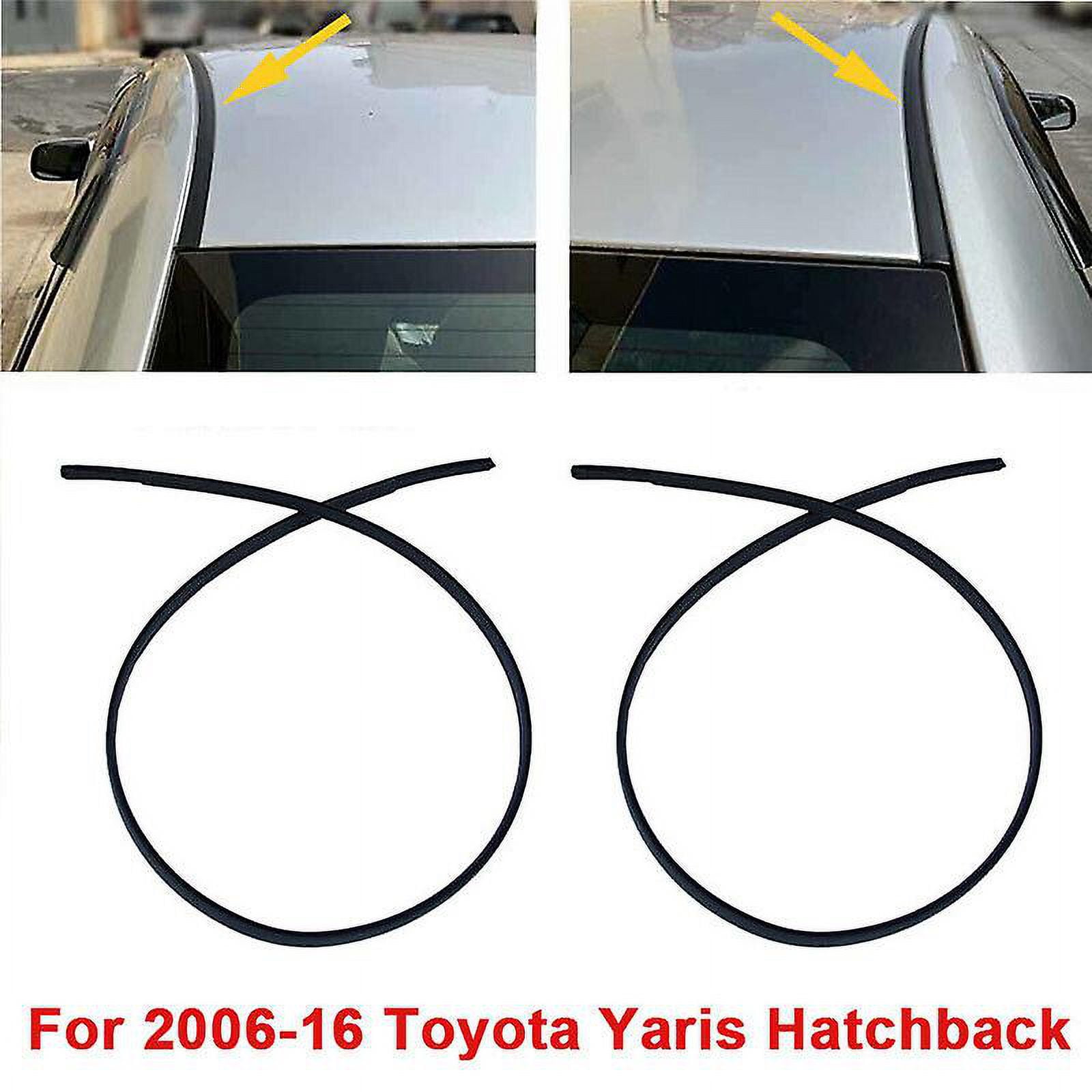 Left & Right Side Roof Drip Moulding Trim For 20062016 Toyota Yaris