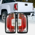 thumbnail image 1 of Left & Right Side Tail Light Compatible with 2015-2022 GMC Canyon Replacement for 84916709 84328813 Taillight Rear Brake Tail Lamp Assembly W/Wiring Harness Plastic (Clear Lens), 1 of 10